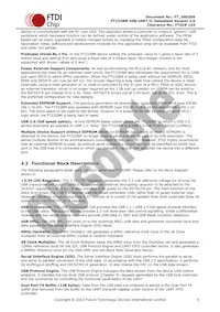 FT232BM-REEL Datasheet Pagina 9