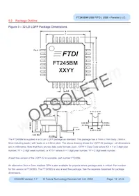 FT245BM數據表 頁面 12