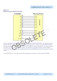 FT245BM Datasheet Page 22