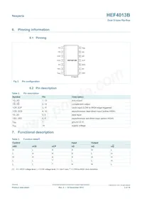 HEF4013BP Datasheet Page 3