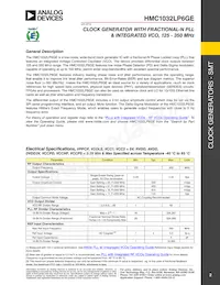 HMC1032LP6GE Datasheet Page 2