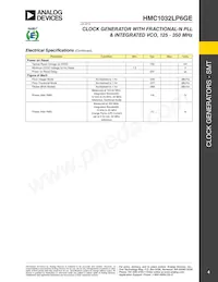 HMC1032LP6GE Datasheet Pagina 4