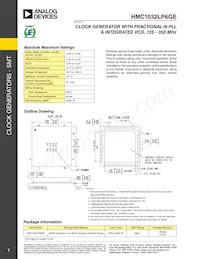 HMC1032LP6GE Datasheet Pagina 7