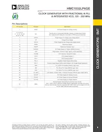 HMC1032LP6GE數據表 頁面 8