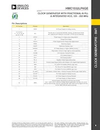 HMC1032LP6GE 데이터 시트 페이지 8