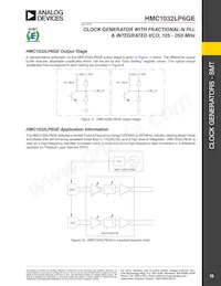 HMC1032LP6GE Datasheet Page 10