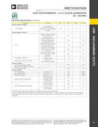 HMC1033LP6GETR Datasheet Pagina 4