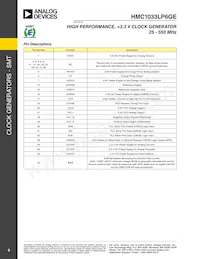 HMC1033LP6GETR Datasheet Pagina 9