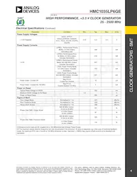 HMC1035LP6GETR Datasheet Pagina 4