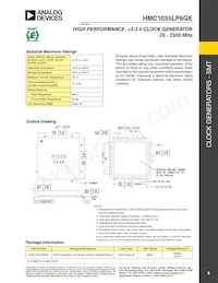 HMC1035LP6GETR Datasheet Pagina 8