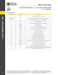 HMC1035LP6GETR數據表 頁面 9