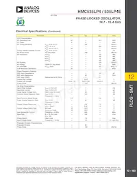 HMC535LP4ETR Datasheet Page 2