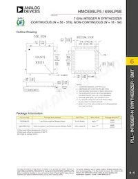 HMC699LP5ETR Datenblatt Seite 4