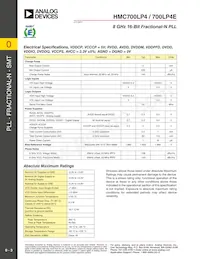 HMC700LP4 Datasheet Pagina 3