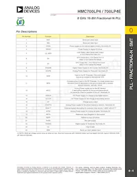 HMC700LP4 Datasheet Page 4