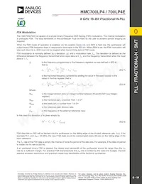 HMC700LP4 Datasheet Page 14