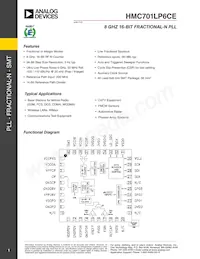 HMC701LP6CETR Datasheet Cover