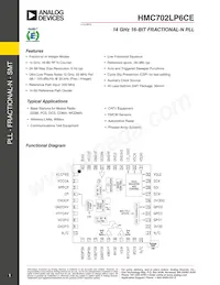 HMC702LP6CETR Datenblatt Cover