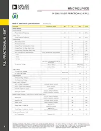 HMC702LP6CETR Datasheet Pagina 3