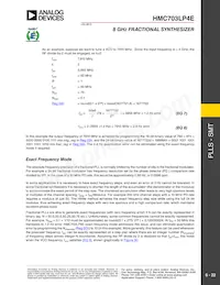 HMC703LP4E Datasheet Page 22