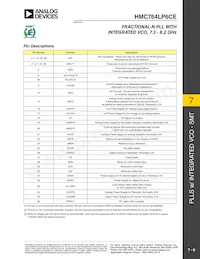 HMC764LP6CETR Datasheet Page 6