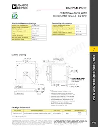 HMC764LP6CETR Datasheet Page 12