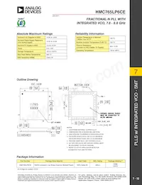 HMC765LP6CETR Datasheet Page 12