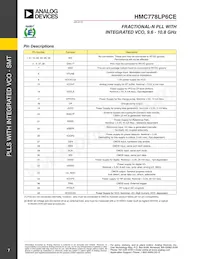 HMC778LP6CETR Datasheet Page 7