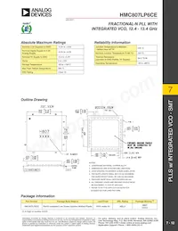 HMC807LP6CETR Datasheet Page 12