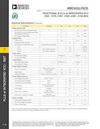 HMC820LP6CETR Datasheet Page 3