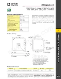 HMC820LP6CETR Datasheet Page 8