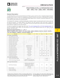 HMC821LP6CE Datasheet Page 2