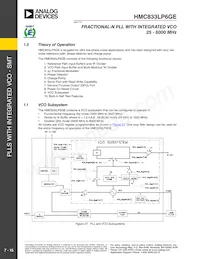 HMC833LP6GE Datasheet Pagina 15