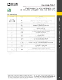 HMC834LP6GETR Datenblatt Seite 10