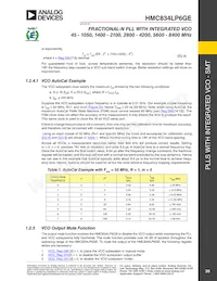 HMC834LP6GETR Datasheet Page 20
