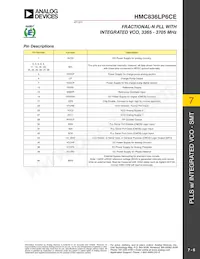 HMC836LP6CE Datasheet Page 6