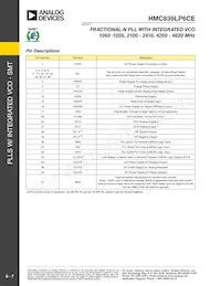 HMC839LP6CETR數據表 頁面 7