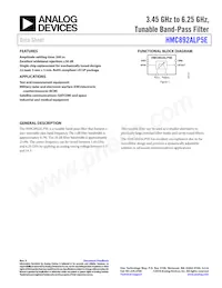 HMC892ALP5ETR Datasheet Cover