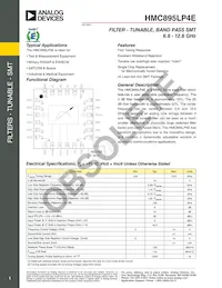 HMC895LP4ETR Datasheet Cover