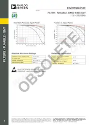HMC898LP4ETR Datasheet Page 5
