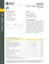 HMC899LP4ETR Datasheet Cover