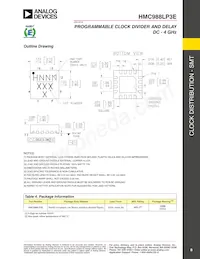HMC988LP3E Datasheet Page 8