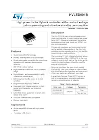 HVLED001BY Datasheet Cover