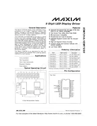 ICM7218BI/D Datasheet Cover