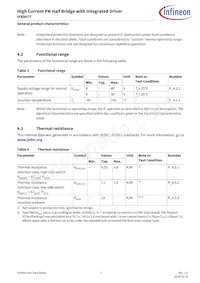 IFX007TAUMA1 Datasheet Page 7