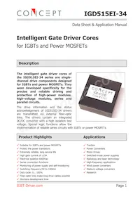 IGD515EI-34 Datasheet Cover