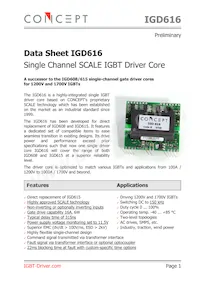 IGD616 Datasheet Cover