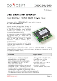 IHD660 Datasheet Copertura