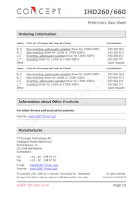 IHD660 Datasheet Page 13