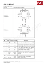 IS31BL3228B-UTLS2-TR Datasheet Page 3